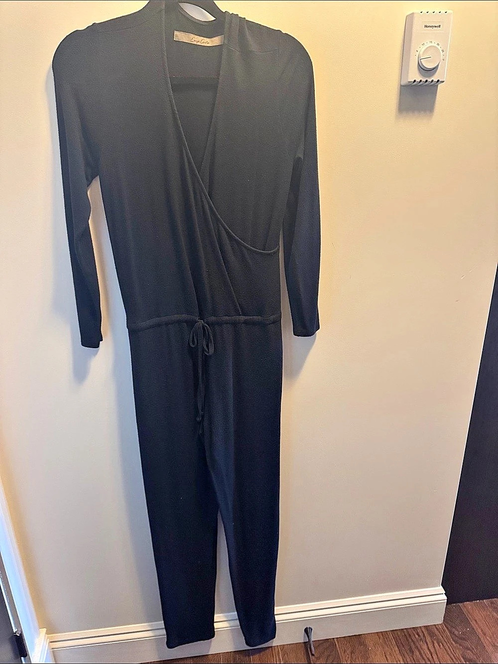 Enza Costa Women'Small Black Jumpsuit Size Small Like New